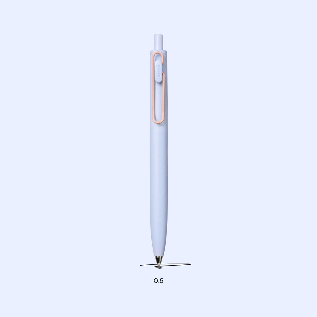Uni-Ball One F — Blue & Pink