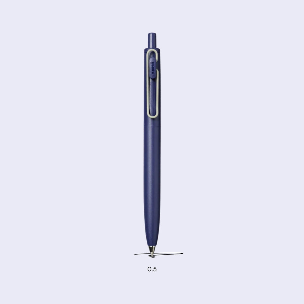 Uni-Ball One F — Blå & Grønn