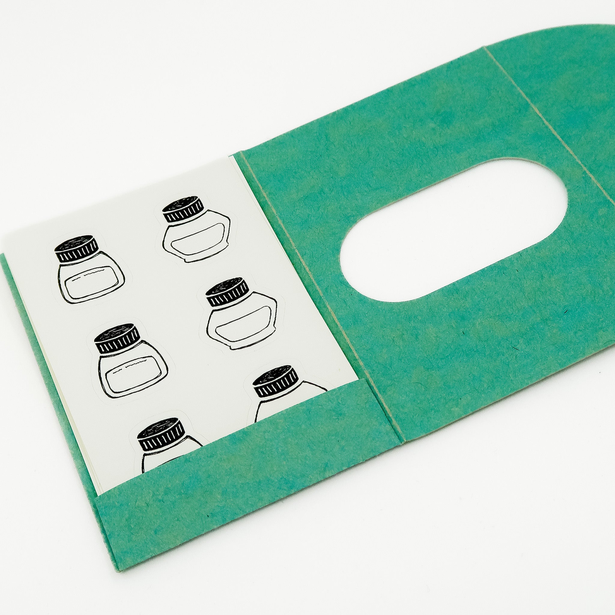 Ink Swatch Stickers / Bottle Labels
