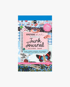 Pipsticks x Haricot Vert Dreamworld junk journal sticker book cover with collage stickers and pink elastic band