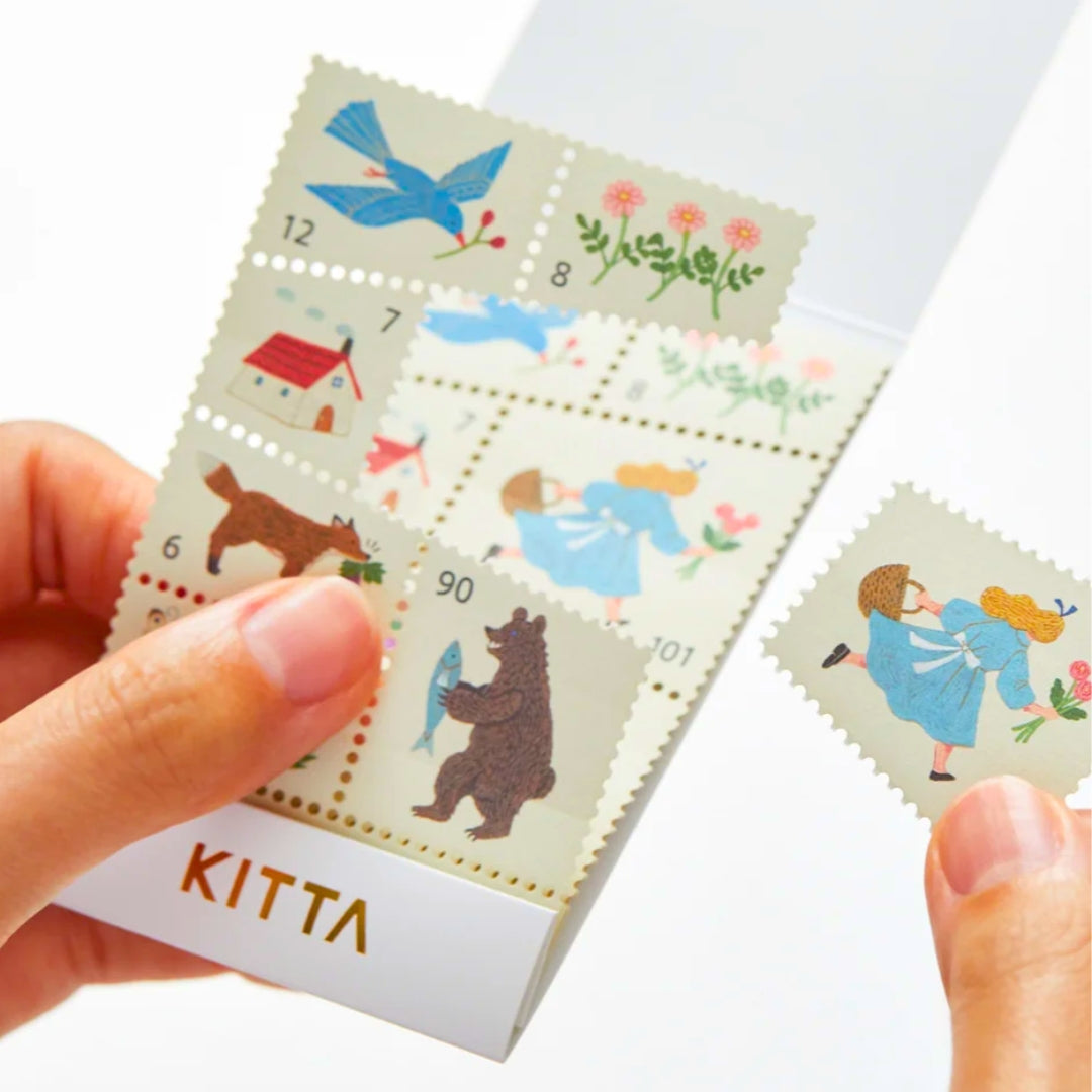 Postage Stamp Klistremerke-Bok