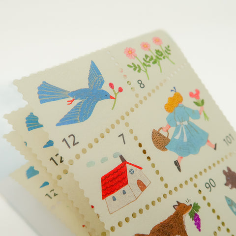 Postage Stamp Klistremerke-Bok