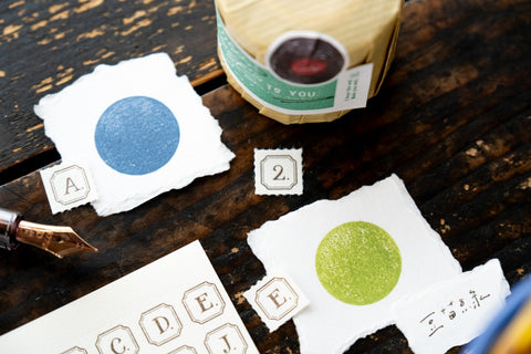 "Memo Book of Letterpressed Letters" (Med Ramme)