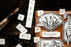 Memo Book of Letterpressed Letters (Plain)