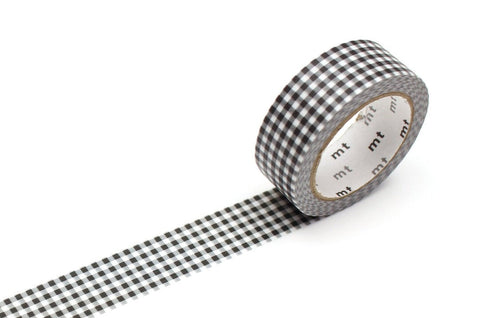 Black Gingham - MT Washi Tape
