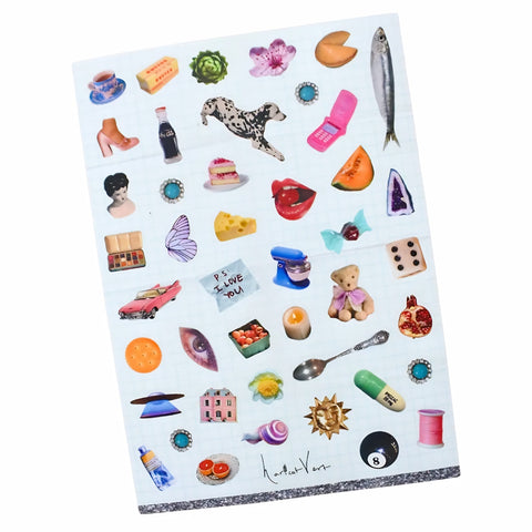 Main Character Stickers by Haricot Vert featuring Picto Charm photography-based designs for journaling and scrapbooking