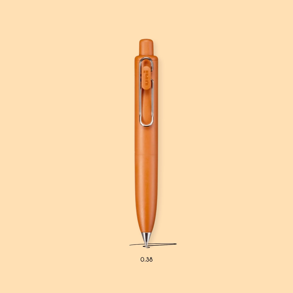 Uni-Ball One P — Mandarin 0.38