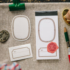 Memo Letterpress Label Book