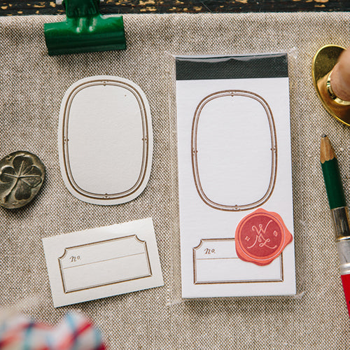 Memo Letterpress Merkelapper