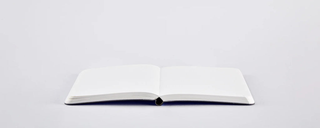 Bullet Journal - Metallisk Blå A6