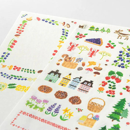 Skandinavia Washi Klistremerker