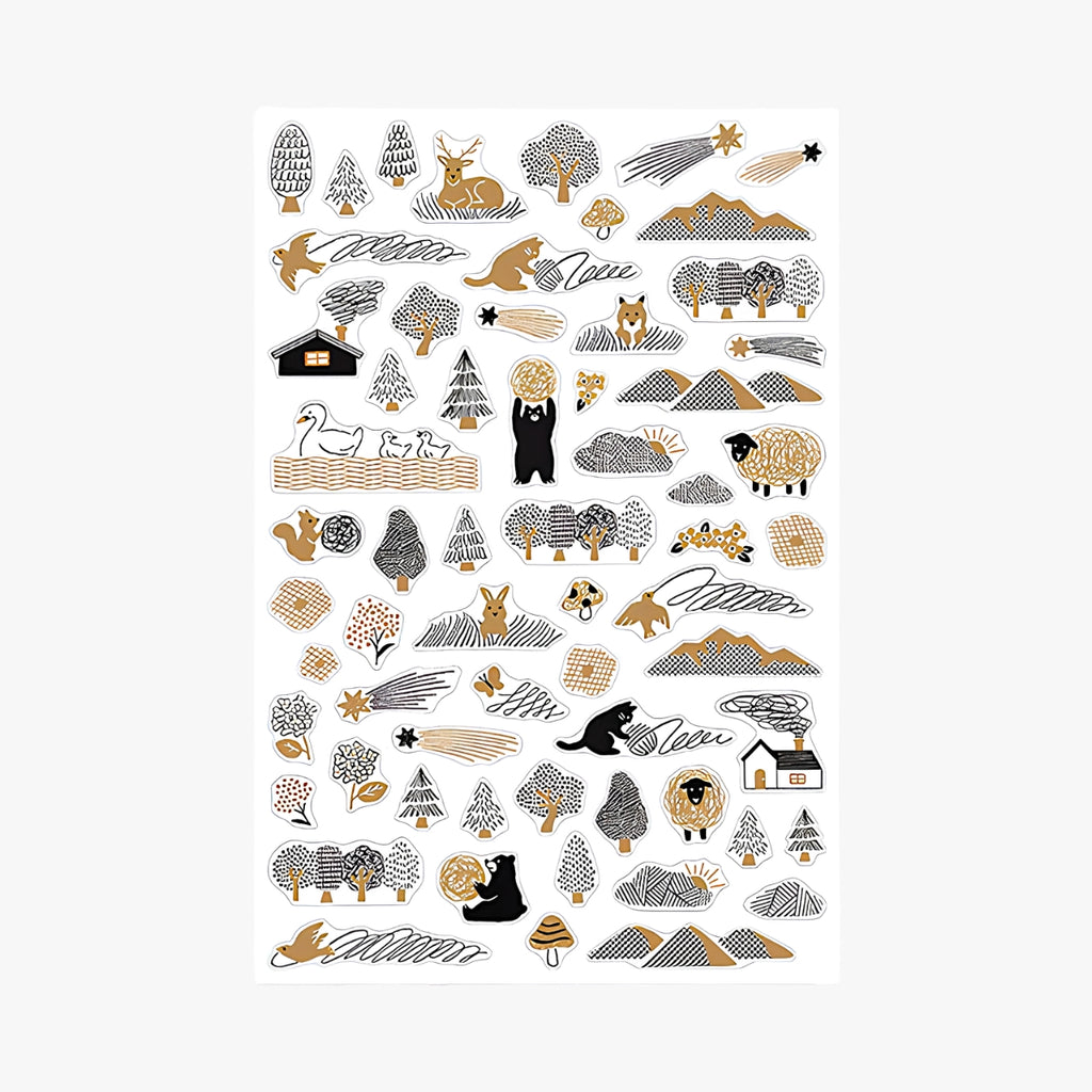 Scribble Washi Stickers