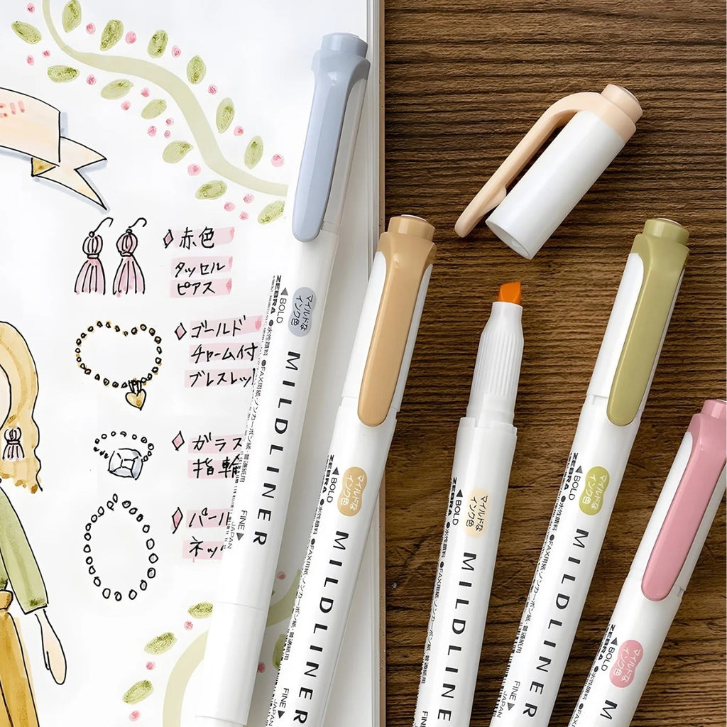 Mildliner 10-Color Set