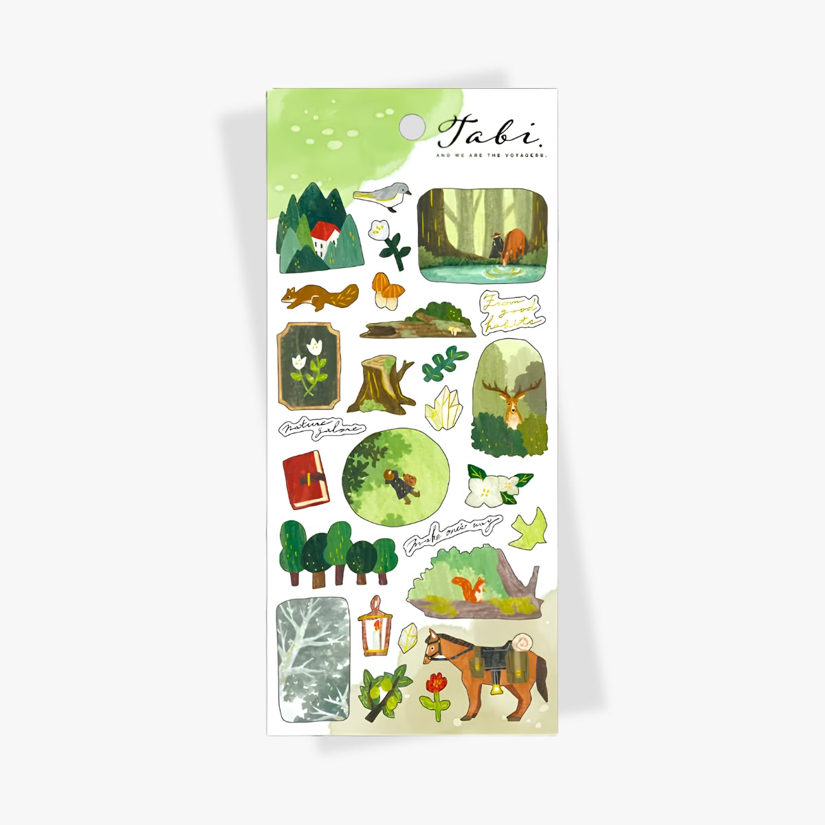 Forest — Textured Paper Stickers