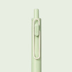 Uni-Ball One F — Green & Cream