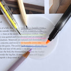 Gjennomsiktige Sticky Notes — Sirkel / Rund