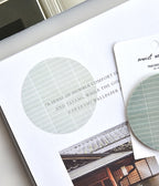 Gjennomsiktige Sticky Notes — Sirkel / Rund