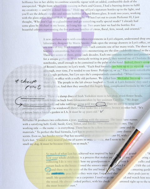 Runde Gjennomsiktige Sticky Notes