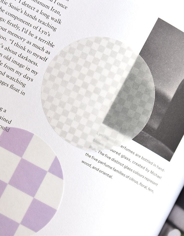 Gjennomsiktige Sticky Notes — Sirkel / Rund
