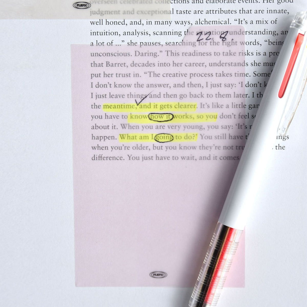 Gjennomsiktige Sticky Notes — Index