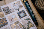 Foiled Stamp Stickers — "Museum"