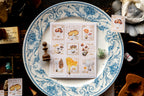Foiled Stamp Stickers - Mushroom Recipe