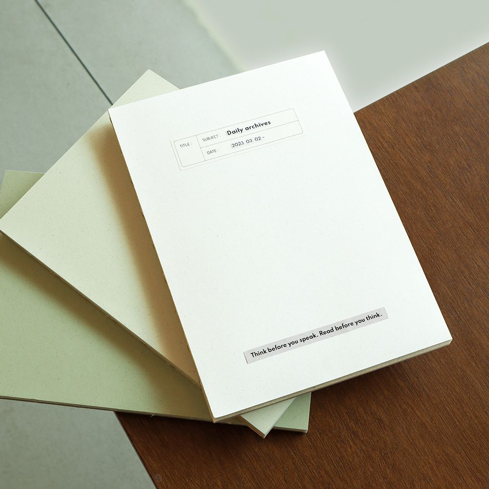 Lay-Flat Notatbok — Assortert Teksturert Papir