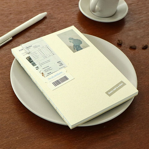 Lay-Flat Notatbok — Assortert Teksturert Papir