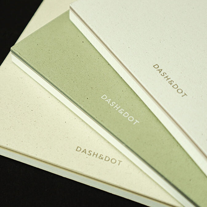Lay-Flat Notatbok — Assortert Teksturert Papir