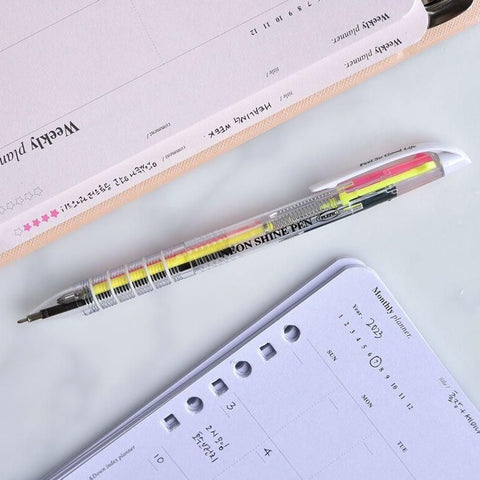 Neon penn med 3 skrivefarger