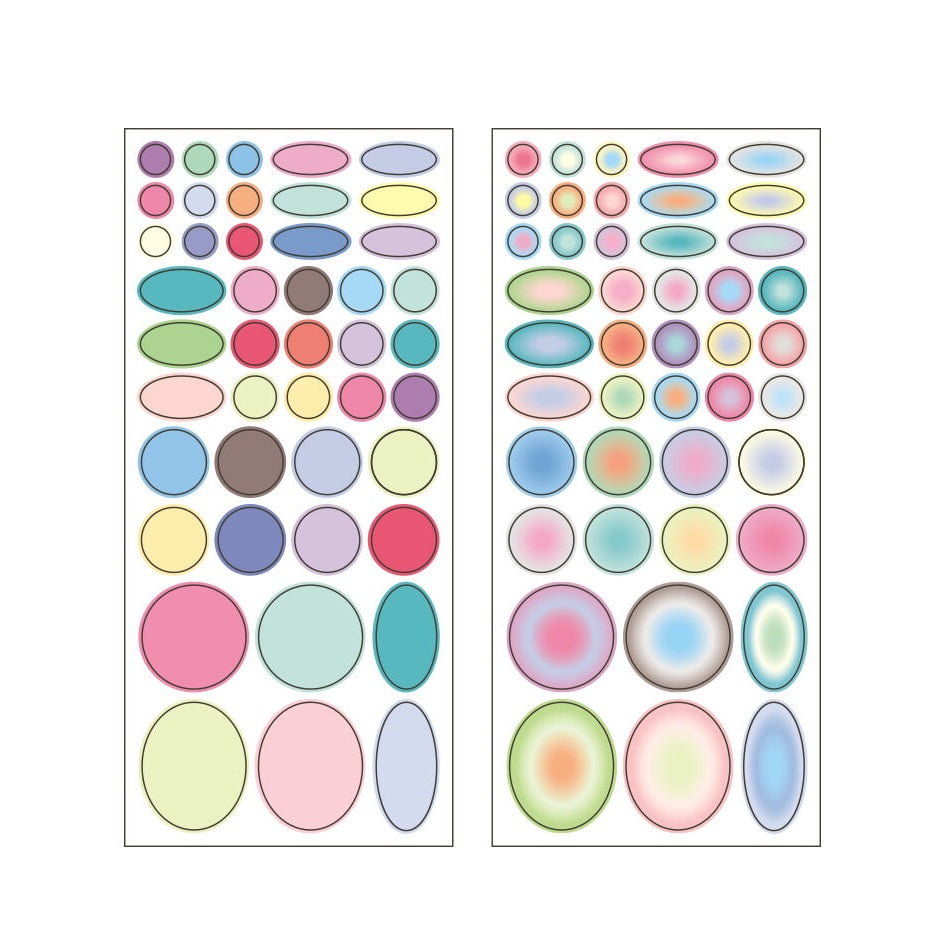 Pastel Dot Stickers