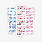 Pearlie Alphabet Stickers