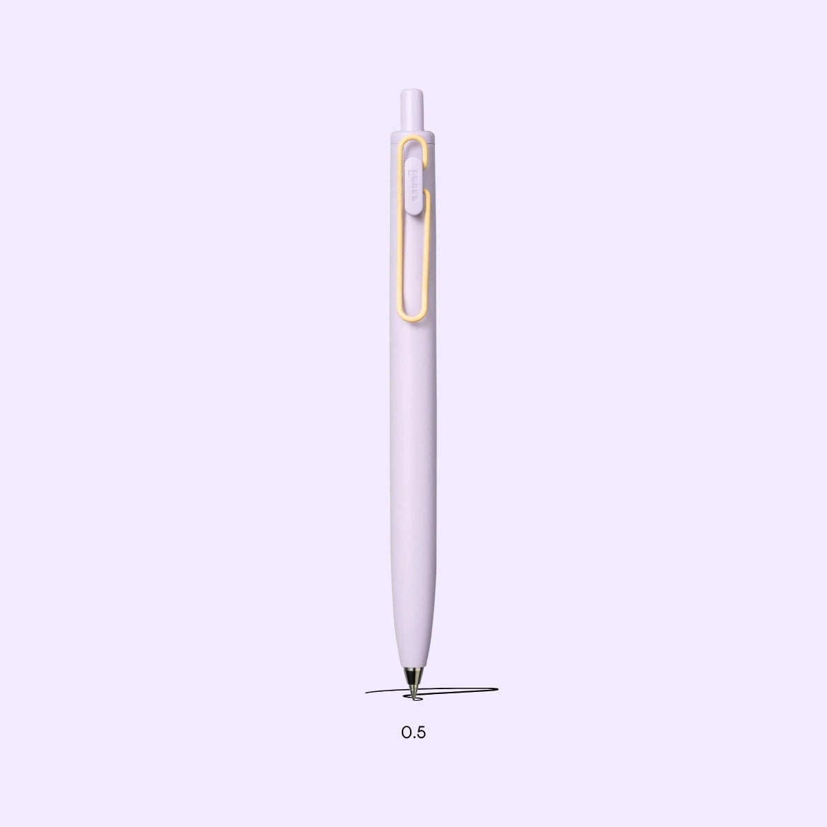 Uni-Ball One F — Lilla & Gul