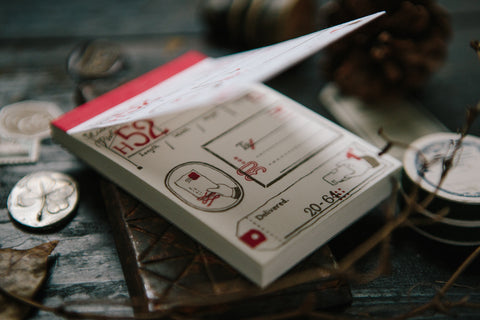 Postvesen Letterpress Merkelapper