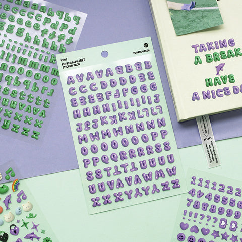 Ballong Bokstav-Klistremerker