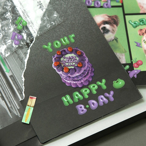 Ballong Bokstav-Klistremerker