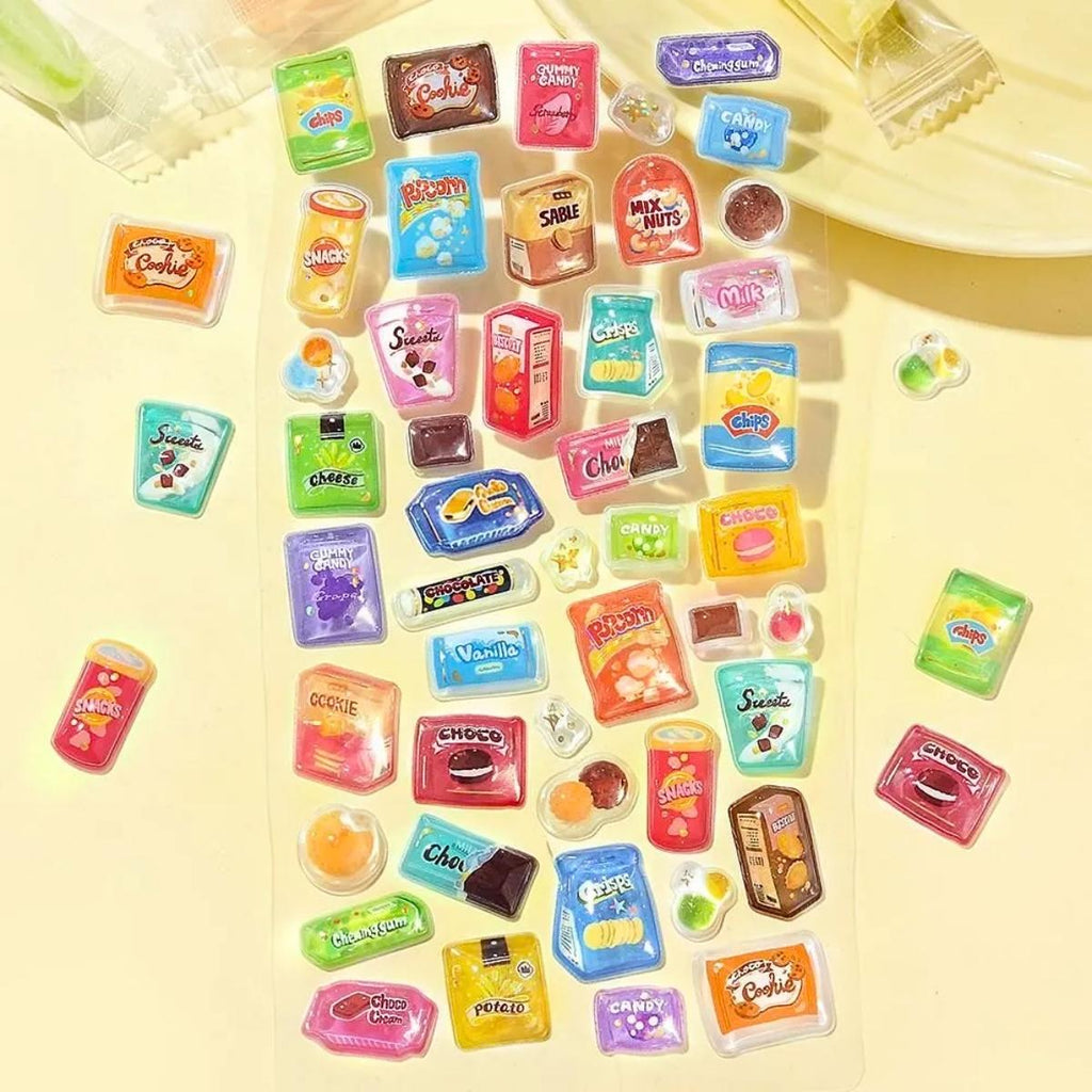 Snacks — 3D Stickers