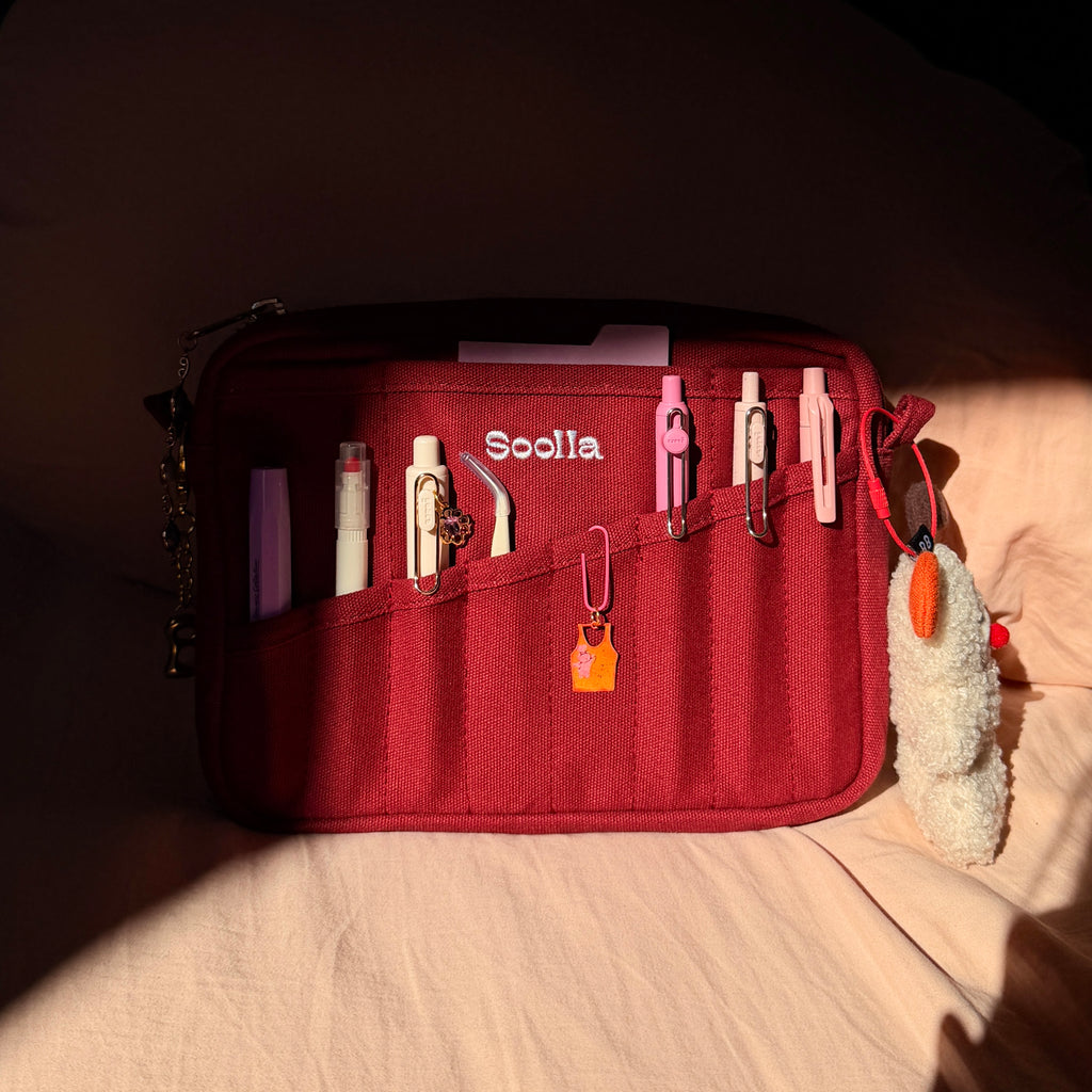 Wine Red Studio Pouch
