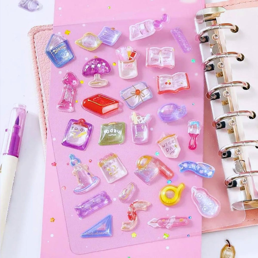 Stationery — 3D Stickers