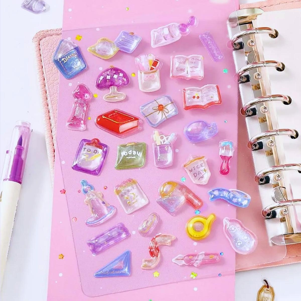 Stationery — 3D Stickers