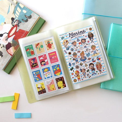 Sticker Organizer Book — Long Pockets