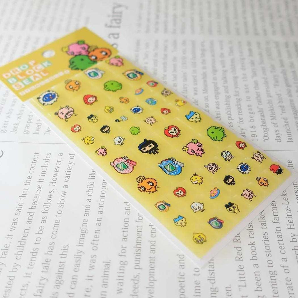 Tamagotchi 3D Klistremerker — Gul