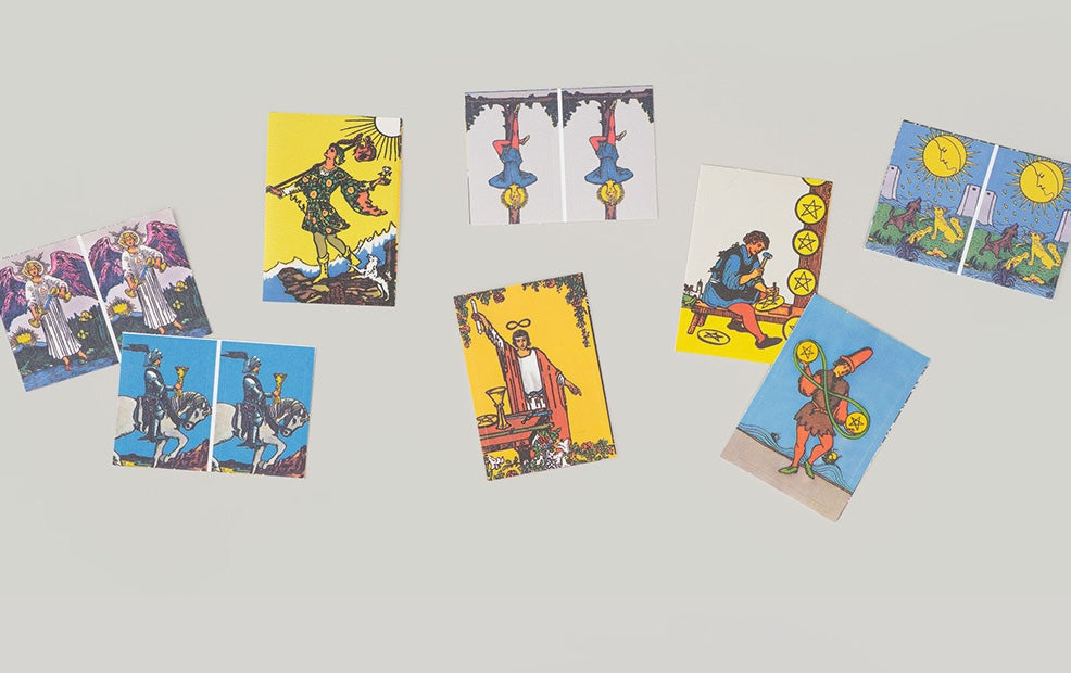 Boks med klistremerker — Tarot Kort