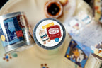 Kiss-Cut PET Sticker Roll — "Tea Room"