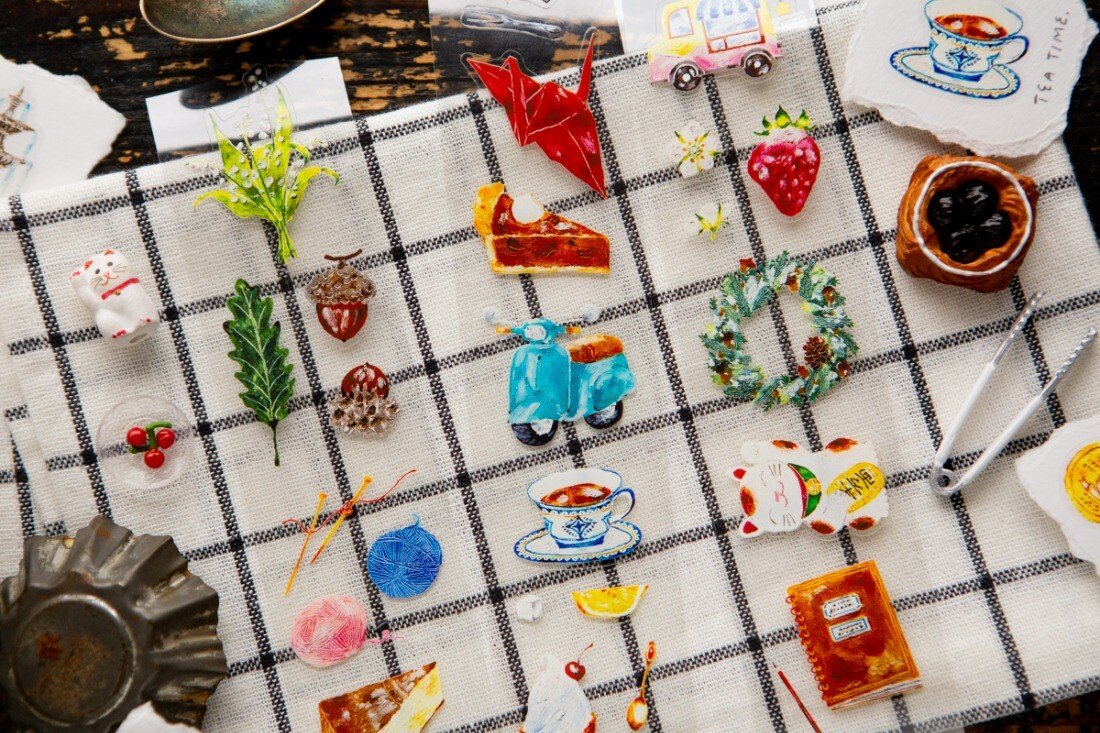 Kiss-Cut PET Sticker Roll — "The Fortune"
