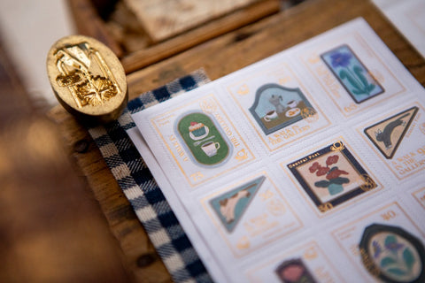 Foiled Stamp Stickers - The Gallery