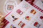 Foiled Stamp Stickers - The Gift