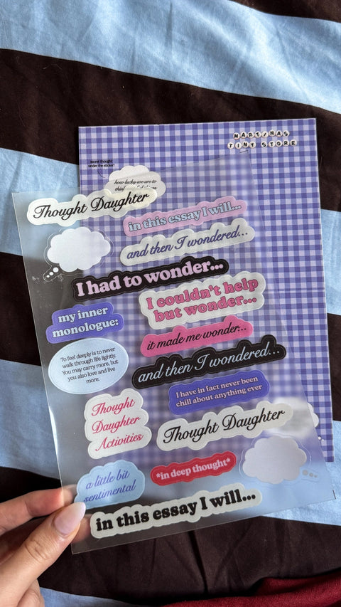 Thought Daughter Stickers