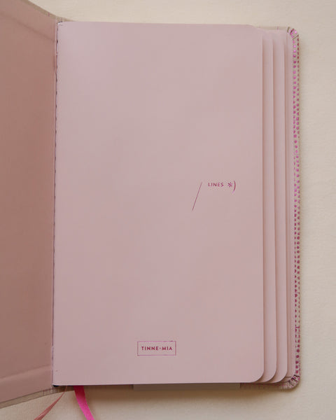 Linen Button Journal — Traveler's Notebook Style