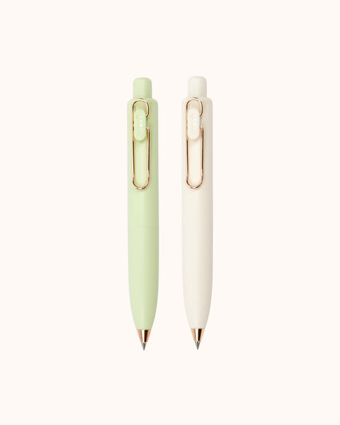 Rose Gold Clip - Chunky Ballpoint Pen - Uniball One P